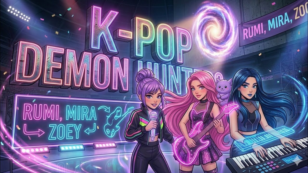Rumi, Mira & Zoey vs. The Melody Devourer! 👾 | K-Pop Demon