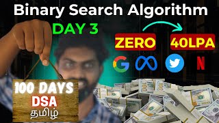 Data Structures And Algorithm Tutorial For Beginners | Day 3-Binary Search | 100 Days DSA Series