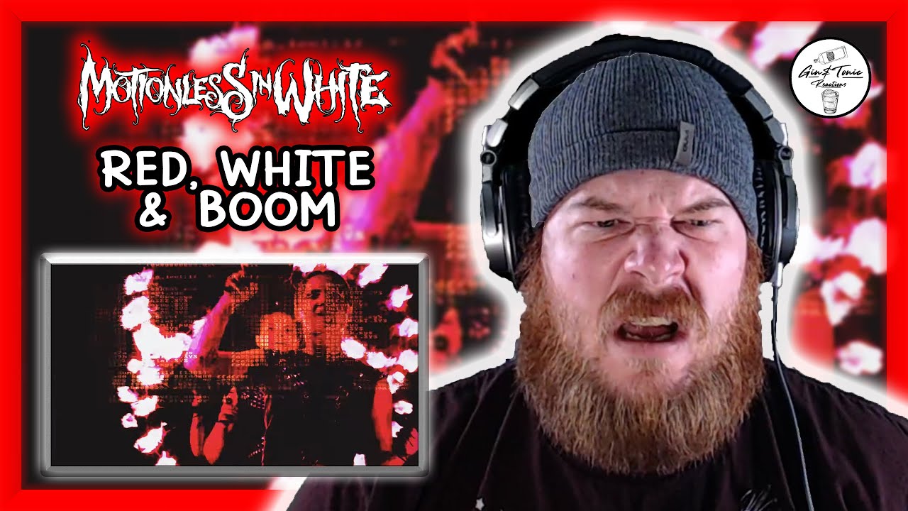 Motionless In White ft. Caleb Shomo - Red, White & Boom | MUSIC REACTION!