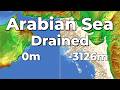 What's hiding under the Arabian Sea? (4K) 🌊 #geography #map #arabiansea #oceanfloor #bathymetry