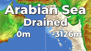 What's hiding under the Arabian Sea? (4K) 🌊 #geography #map #arabiansea #oceanfloor #bathymetry