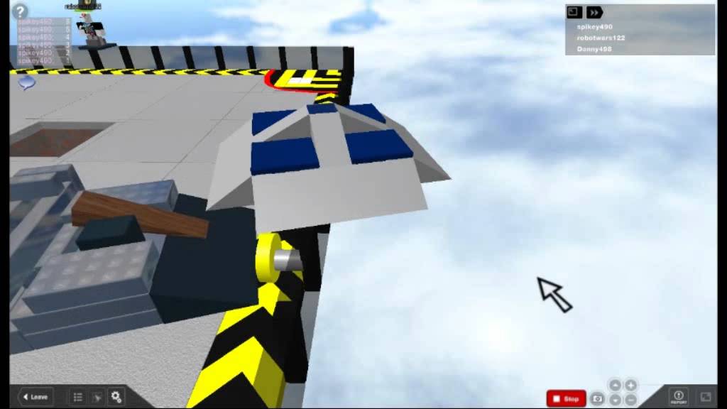 ROBLOX: Robot wars Arena Of Destruction: Danny498 Vs Robotwars122 - YouTube