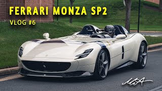 Seeing a V12, Ferrari Monza SP2 - Startup\/ Acceleration - VLOG #6