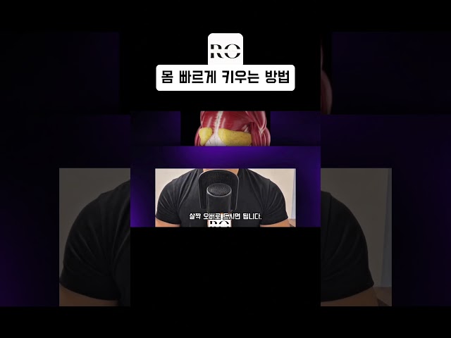 초보자가 운동으로 몸 빠르게 키우는 방법