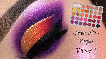 JACLYN HILL X MORPHE VOLUME 2 TUTORIAL || SUNSET EYEMAKEP TUTORIAL