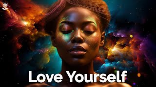 LOVE, GRATITUDE Affirmations while you SLEEP! Program Your Mind for Universal Connection DARK SCREEN