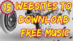 Best 15 Websites To Download Free Music  - Durasi: 6:39. 