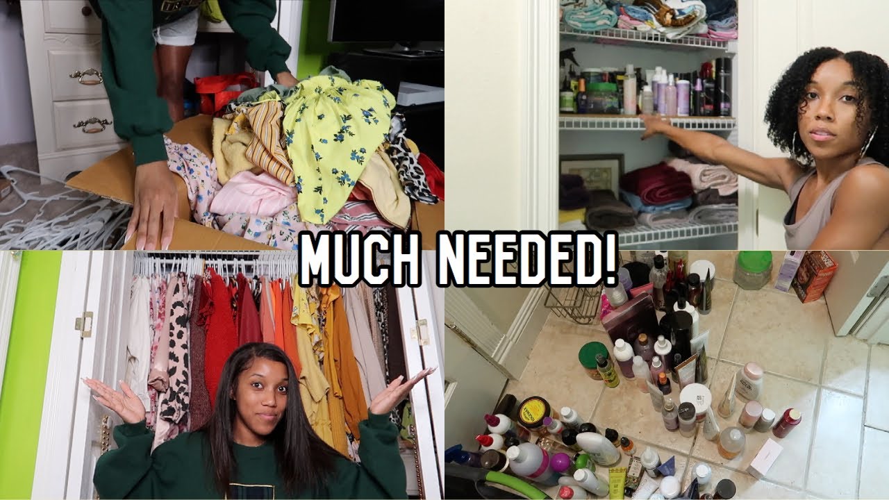 EXTREME Declutter and Closet Clean Out **SATISFYING** - YouTube