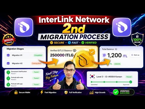 InterLink Network 2nd Migration Step-by-Step || How to Complete InterLink KYC || InterLink ITL