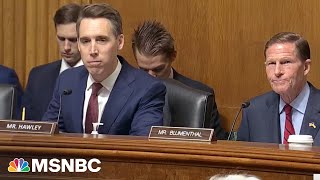Sen. Blumenthal opens Senate hearing with A.I. deepfake of his own voice