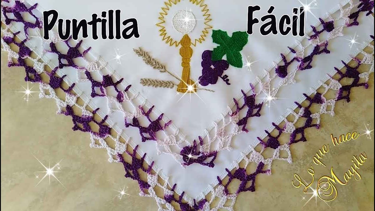 Puntilla Fácil | Servilleta de  Comunión