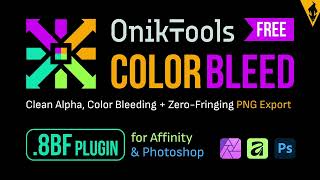 Fix Alpha Artifacts in Affinity & Photoshop! | OnikTools Color Bleed (Free Plugin) screenshot 1