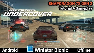 Need for Speed: Undercover on Android | Winlator Bionic Tutorial + Gameplay Snapdragon 7s Gen 2