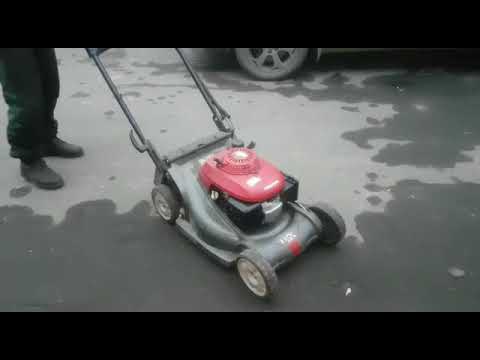 Проверка газонокосилки Хонда после ремонта