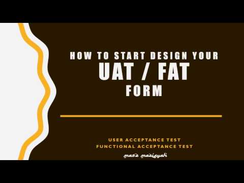 How to design Test Case Scenario for UAT & FAT