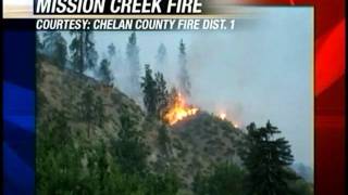 Two wildfires burning in Chelan County