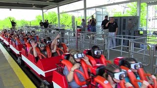 First riders on the New Revolution at Six Flags St. Louis HD off-ride @60fps(, 2016-05-30T19:40:02.000Z)