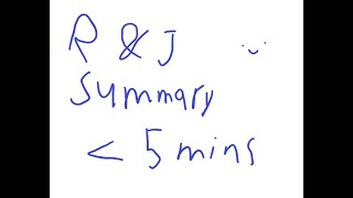 Romeo and Juliet summary in less than 5 minutes