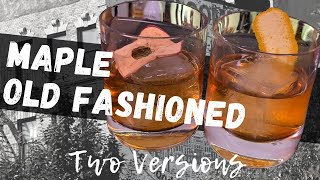 2x MAPLE OLD FASHIONED || Whiskey Fall Cocktails