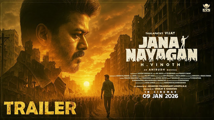 Jana Nayagan Trailer | Thalapathy Vijay | H Vinoth | Pooja Hegde | Anirudh | KVN