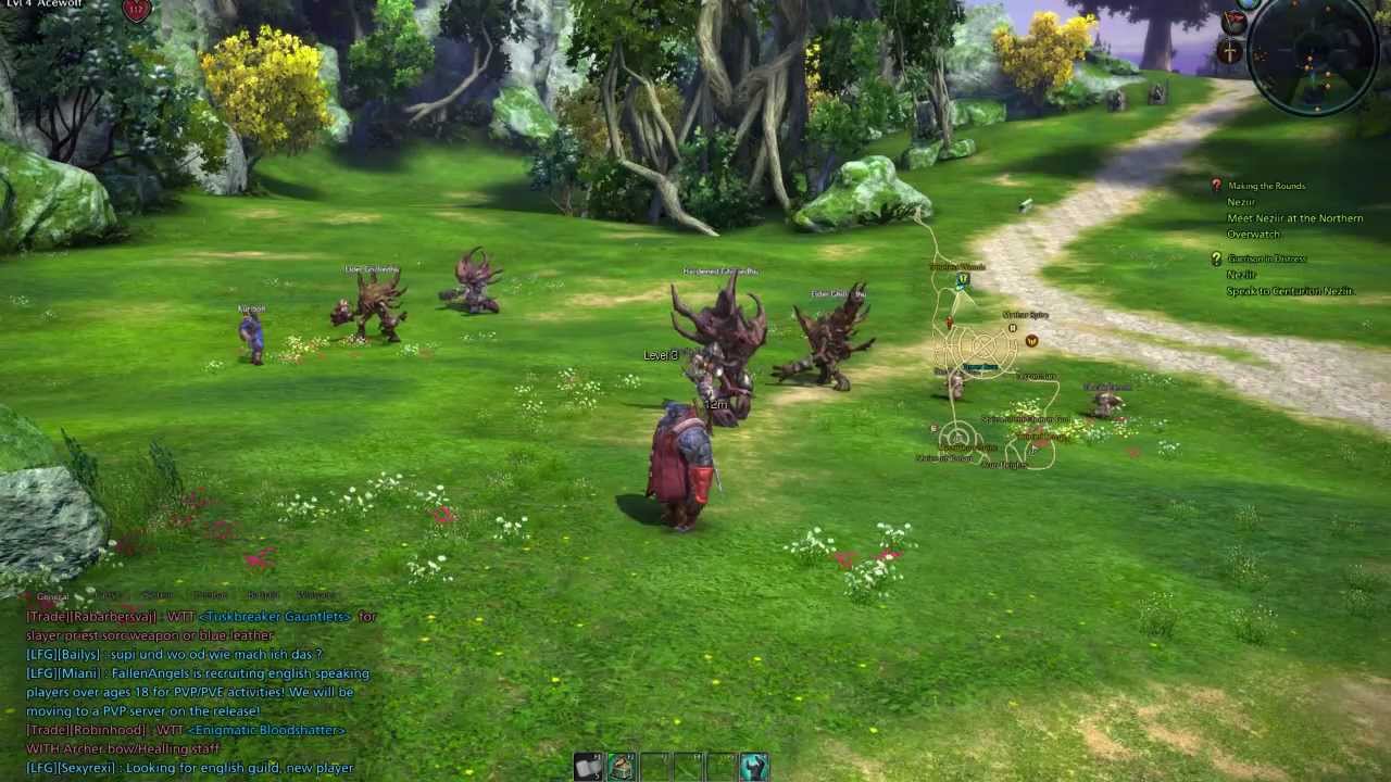 Tera: Gameplay - Warrior, Baraka (Starting zone) First impressions