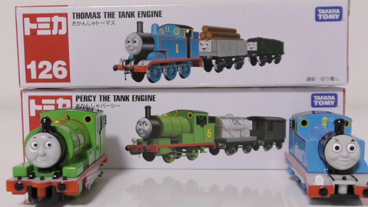 Thomas & Friends Tomica THOMAS THE TANK ENGINE and　PERCY 　きかんしゃトーマス　パーシー　トミカ