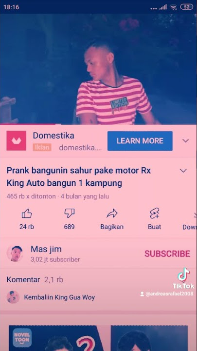 Prank bangunin sahur pake motor RX King Auto bangun 1 kampung