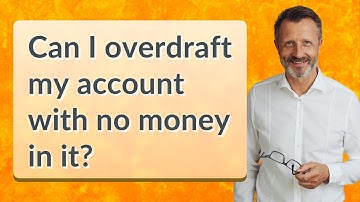 Can I overdraft my account with no money in it?