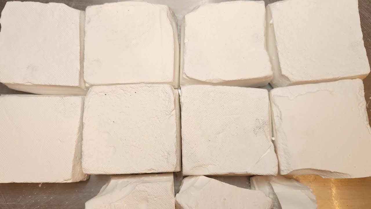 30+ Fresh Unpolished JUMBOS + Cubes Crush ASMR | Oddlysatisfying Sleepaid #gymchalk #asmr 