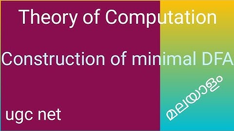 Construction of minimal DFA:lec:5/automata example/DFA