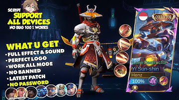 UPDATE! Script Skin YSS Collector No Password + Logo - Full Effect & Sound - Patch Terbaru 