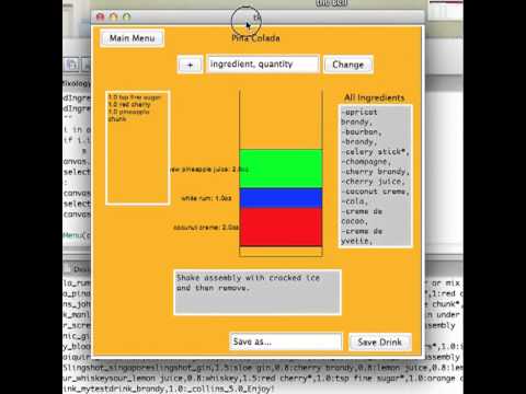 Mixology App in Python 15-112 S13