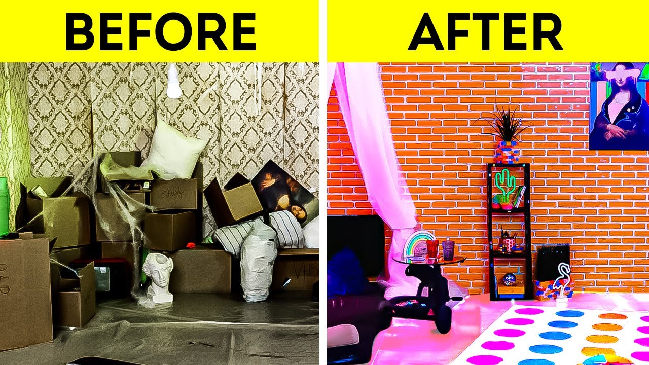 INTERIOR MAKEOVER IDEAS. DIY DECOR IDEAS BY 5-MINUTE REPAIR