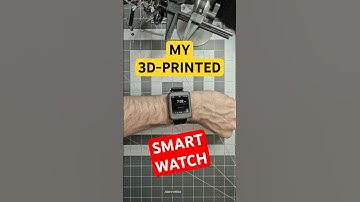 3D-Printed Custom Smart Watch #diy #electronics #3dprinting #smartwatch