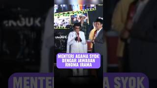 Menteri Agama Terkejut dengan Jawaban Rhoma Irama, Setara Wali ?