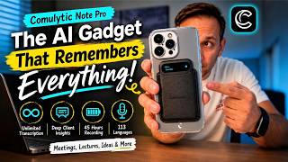 This AI Gadget remember everything I say | Comulytic Note Pro | I Stopped taking notes after this Actualización