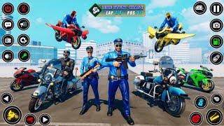 Office Bike Driving Simulator - Police Motorbikes - Android Gameplay FHD screenshot 5