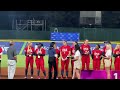 United States softball team celebrates gold medal win over Japan