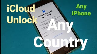 How to iCloud Unlock For Any iPhone and Any Country Free and Success