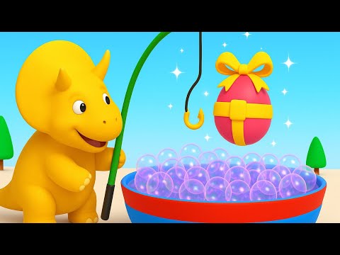 Learning Colors - Dino FISHES OUT gifts