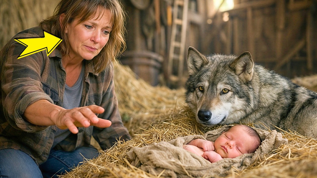 Она нашла МЛАДЕНЦА в стогу сена… НО РЯДОМ сидел СТАРЫЙ ВОЛК, который ОХРАНЯЛ его сон!