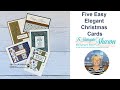 5 Simple Christmas Cards You Can Make in Under 30 Minutes