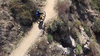 JPL TRAIL, SUNSET, EL PRIETO, ALTADENA, MILLARD CAMP  MTB  DRONE SKYDIO2