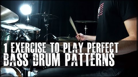1 Exercise To Play Perfect Bass Drum Patterns - James Payne
