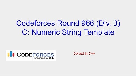 Numeric String Template - Codeforces Round 966 (Div. 3) Problem C Solution