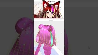 The SECRET to Perfect VTuber Hair (VRoid Tutorial) ✨ #vtuber