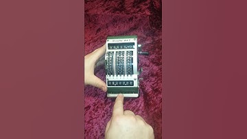 Vintage German adding machine Resulta Bs7