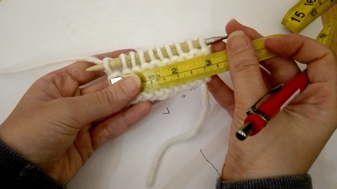 تريكو ازاي احسب عدد الغرز لمقاس معين