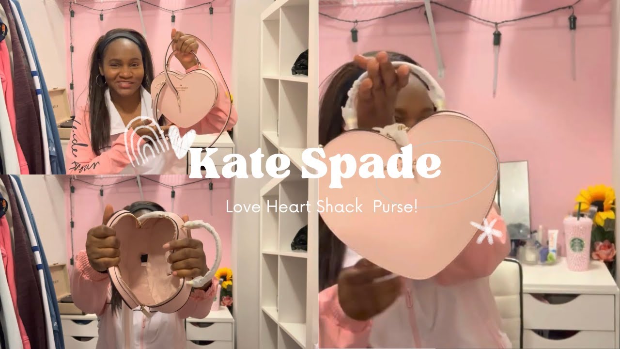 Kate Spade Love Shack Heart Bag in Chalk Pink | Unboxing + First Impressions 2023