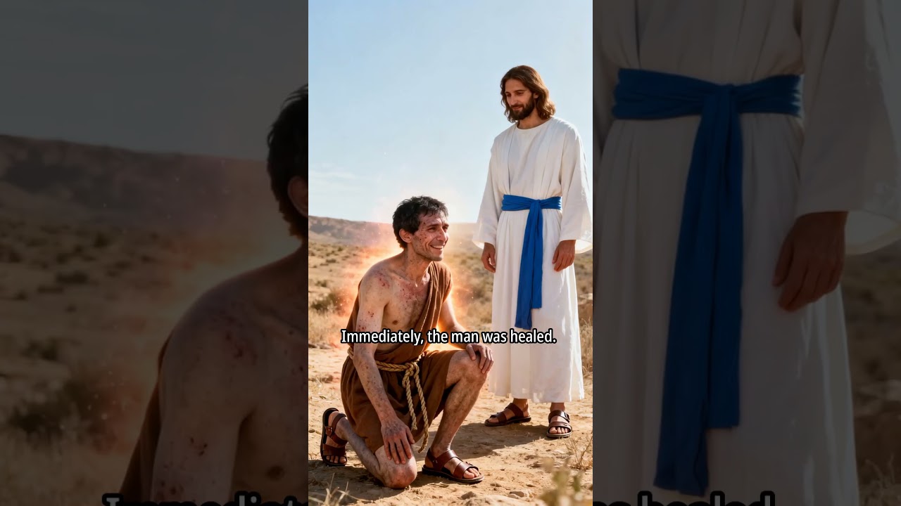 Jesus Heals a Leper